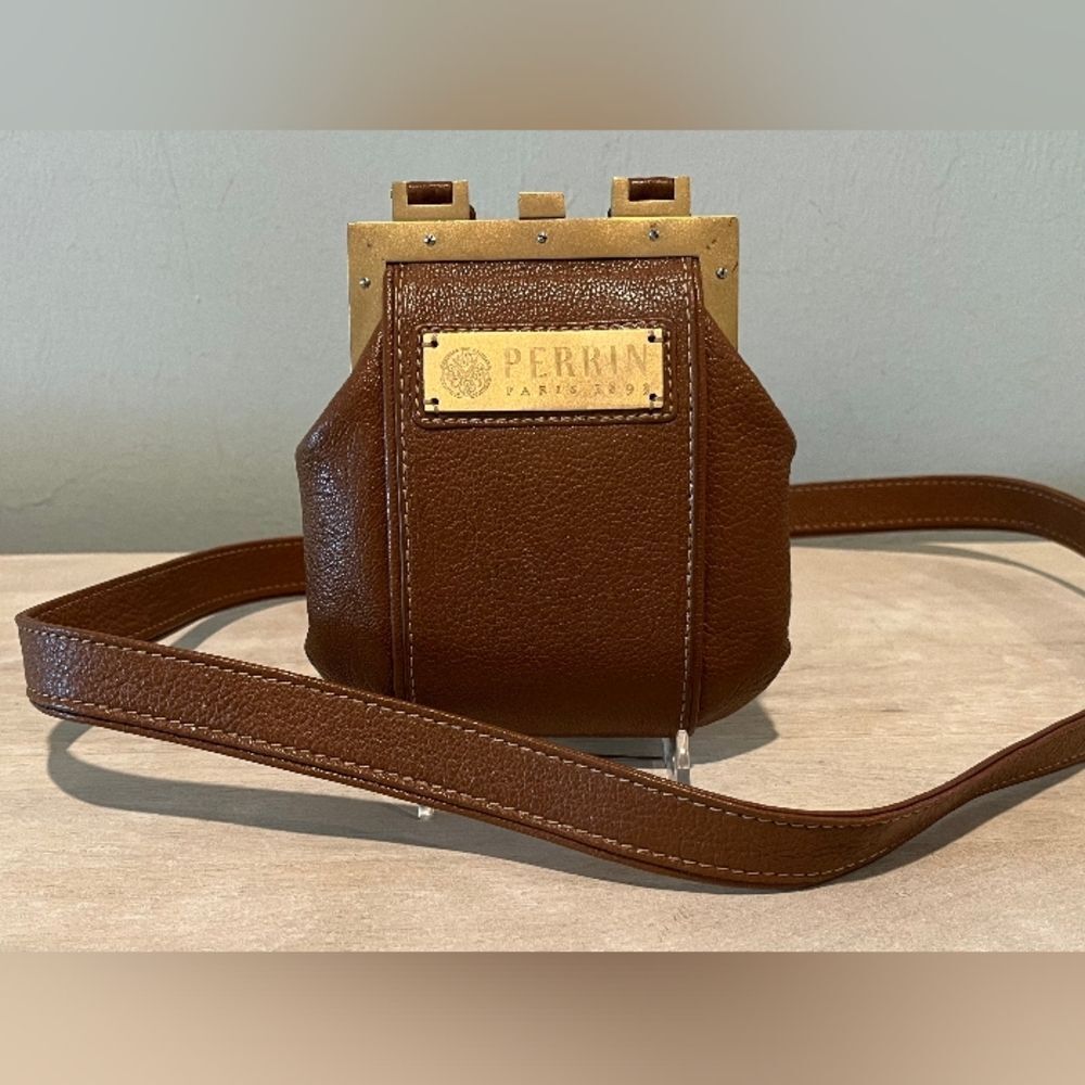 1 of a Kind Perrin Paris 2009 Attelage Line Prototyp Leather‎ Crossbody B…